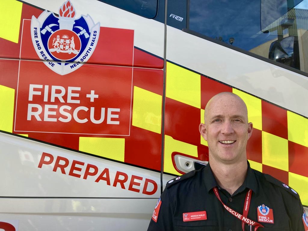 Superintendent Brendan Hurley, Manager of Fire and Rescue NSW’s CFU program